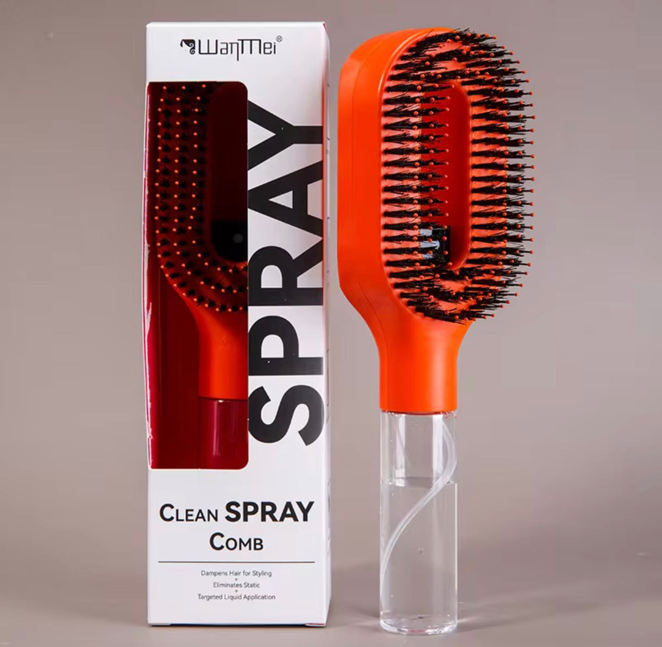 2in1 Spray Detangling Hair Brush