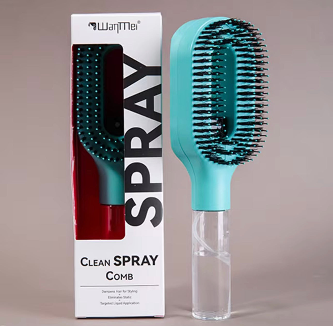 2in1 Spray Detangling Hair Brush